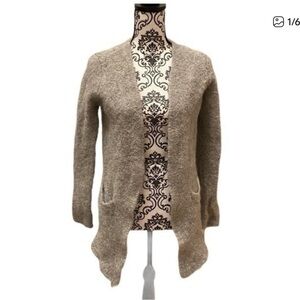 Lou & Grey Alpaca and wool gray cardigan